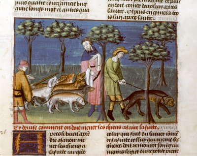 Gaston Phoebus, Jaktavtalet av Unknown artist
