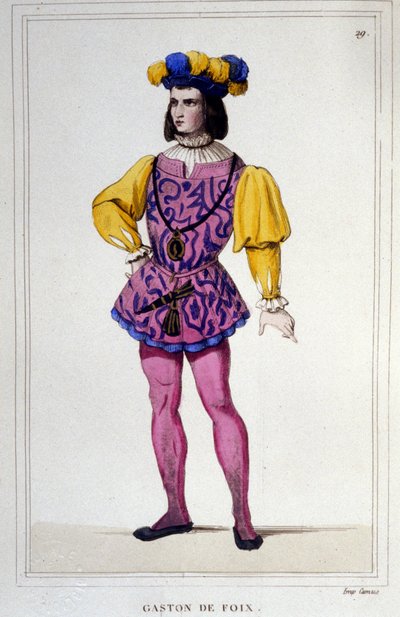 Gaston de Foix, hertig av Nemours fransk krigsman (Mazères, Ariège av Unknown artist