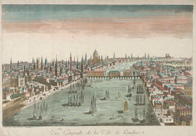 Allmän syn på London av Unknown artist