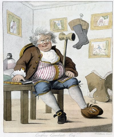 Geoffrey Gambado. I "" Ridning"" av Henri William Bunbury av Unknown artist