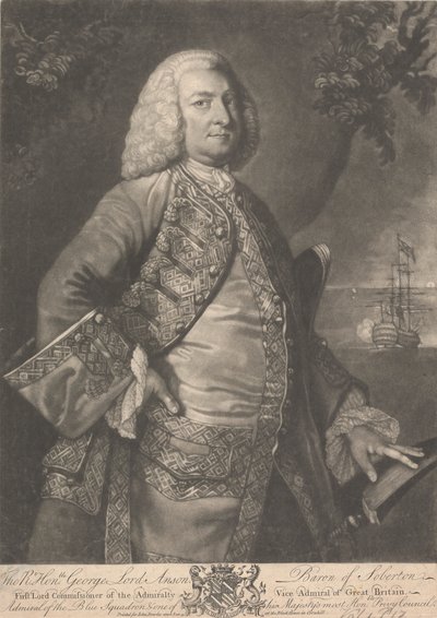 George Anson, 1:e baron Anson av Unknown artist
