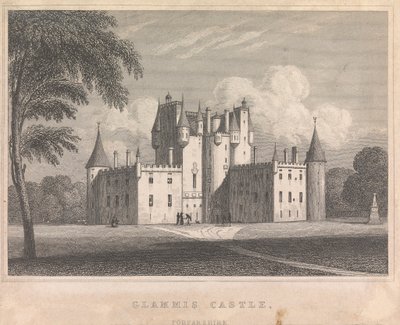 Glamis Castle, Forfarshire; sida 9 (volym två) av Unknown artist