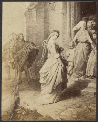 Gretchen (Faust) av W.V. Kaulbach av Unknown artist