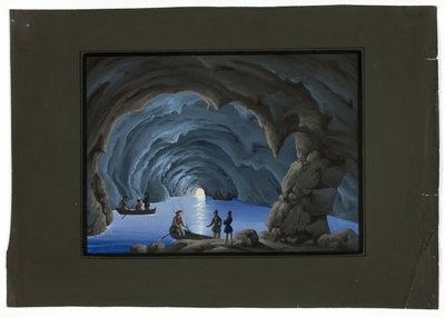 Grotto scen av Unknown artist