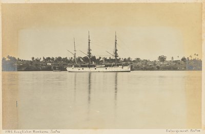 HMS Kingfisher. Mombassa. av Unknown artist