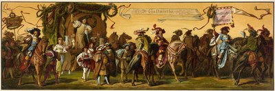Hans Makarts procession genom staden Wien av Unknown artist