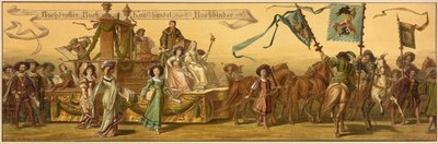 Hans Makarts procession genom staden Wien av Unknown artist