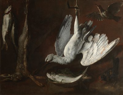 Hare, skednäbb och fisk av Unknown artist