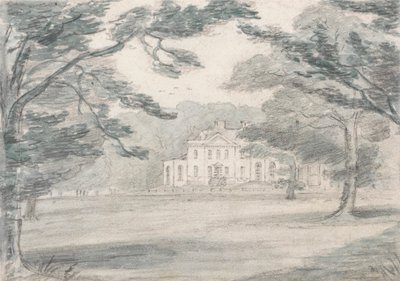 Havering Bower, Essex (A View of a Country Mansion) av Unknown artist