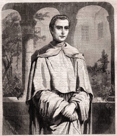 Henri Lacordaire. Fransk präst och dominikan 1802-1861. av Unknown artist