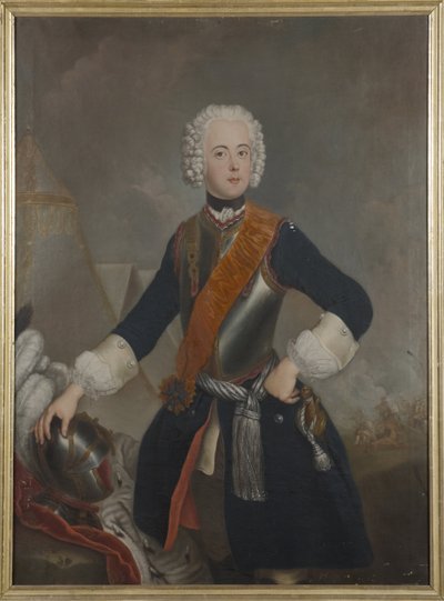 Henri de Prusse - Porträtt av prins Henrik av Preussen (1726-1802), anonym . Olja på duk av Unknown artist