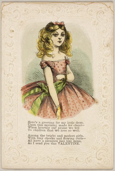 Här är en hälsning till min lilla kära (valentin) av Unknown artist