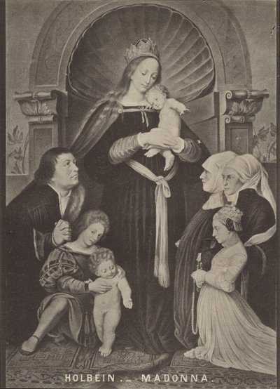 Holbein - Madonna av Unknown artist
