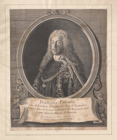 Heliga romerska kejsaren Franciskus I (tryck) av Unknown artist
