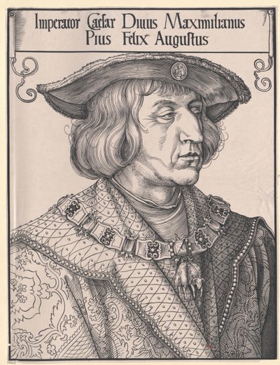 Heliga romerska kejsaren Maximilian I (tryck) av Unknown artist