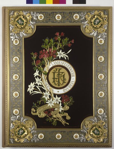 Hyllning med anledning av 50-årsminnet av kejsar Franz Joseph I:s regeringstid.1898 (tryck) av Unknown artist