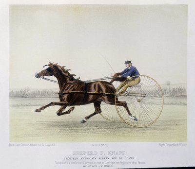 Ridning: Shepherd F. Knapp, travare - i "" the centaur"" av Unknown artist