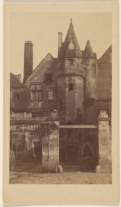 Hotel de la Croix Blanches, Tours. av Unknown artist
