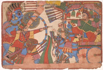 Illustration till Mahabharata av Unknown artist
