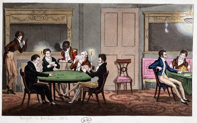 I en engelsk klubb: ”Cheating Tripot”, England av Unknown artist