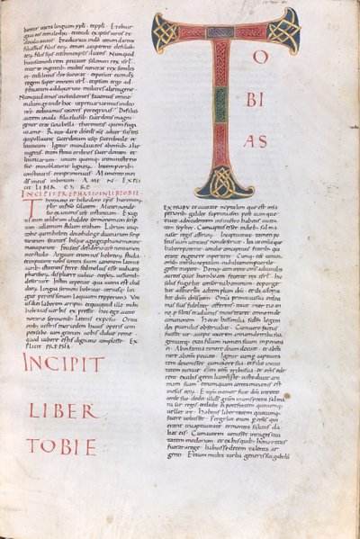 Incipit av Tobias bok av Unknown artist