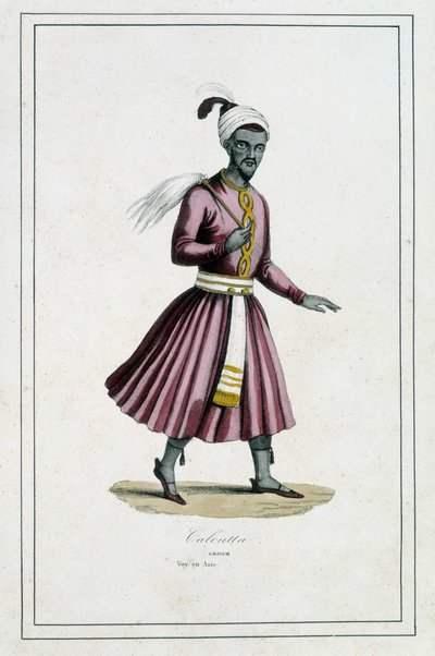 Indien: Groom of Calcutta - i "The different peoples of the earth"" av Fader Paul Jonhanneaud, Librairie des Bons livres av Unknown artist