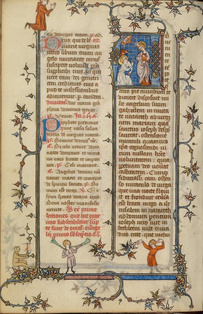 Inledande text A: Bebådelsen av Unknown artist