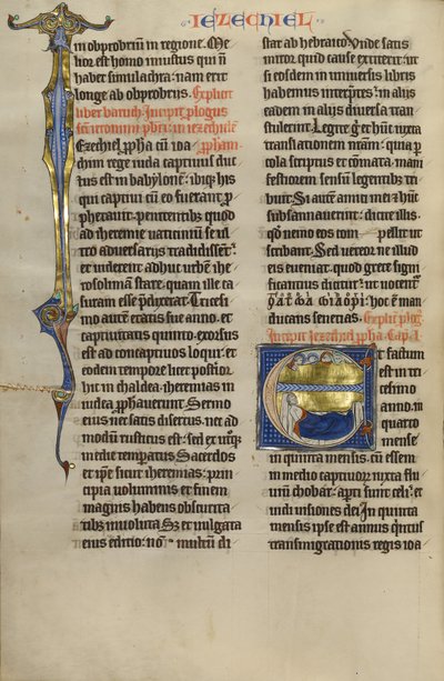 Inledande E: Hesekiels vision av Tetramorph av Unknown artist