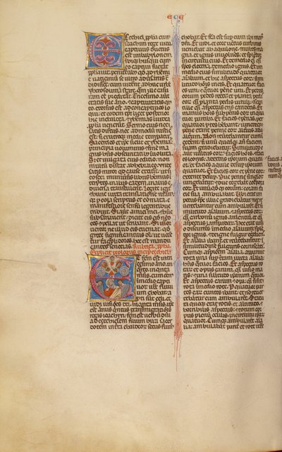 Inledande E: Hesekiels vision av Tetramorph av Unknown artist