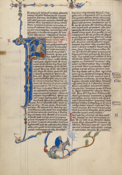 Inledande text F: David beordrar halshuggning av en amalekit av Unknown artist