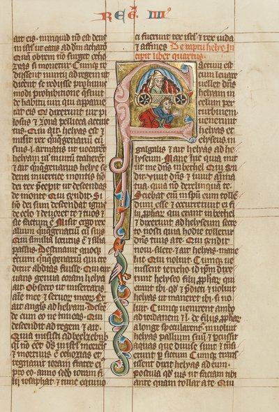 Inledande text F: Elias himmelsfärd av Unknown artist