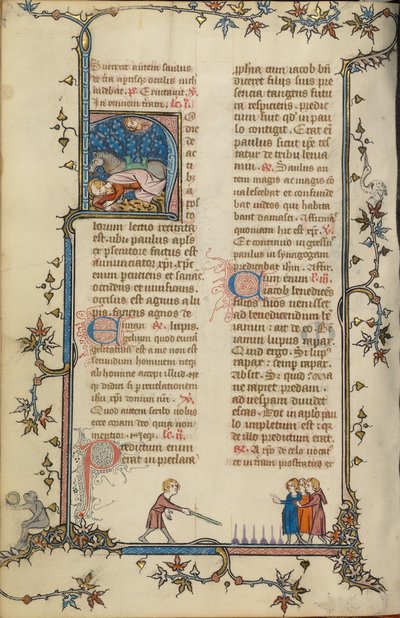 Inledande avsnitt H: Sankt Paulus omvändelse av Unknown artist