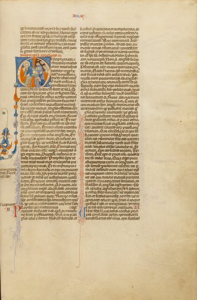 Initial M: Sankt Paulus talar till judarna av Unknown artist