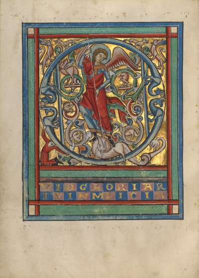Inledande fråga: Sankt Mikael och draken av Unknown artist