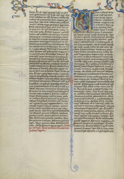 Initial V: Tjänare som ger en bägare till en kung av Unknown artist