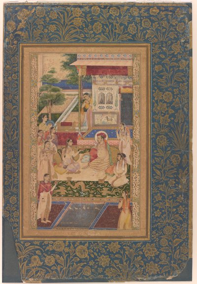 Jahangir och prins Khurram Underhålls av Nur Jahan av Unknown artist