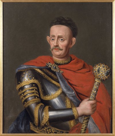 Jan Kazimierz Sapieha, grand hetman de Lituanie - Jan Kazimierz Sapieha the Younger (1637-1720), Grand Hetman of Litauen, Anonym. Olja på duk. Mått: 88 x 73,5 cm. Nationalmuseum Stockholm av Unknown artist