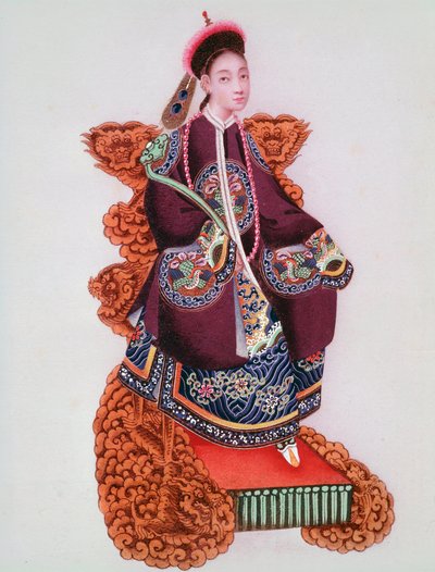 Japansk imperessdräkt av Unknown artist