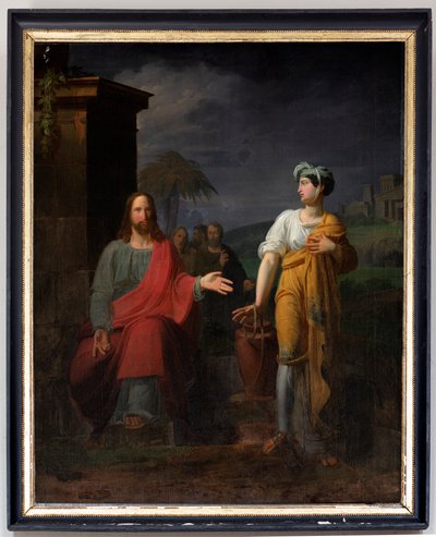 Jesus och den samaritanska kvinnan av Unknown artist