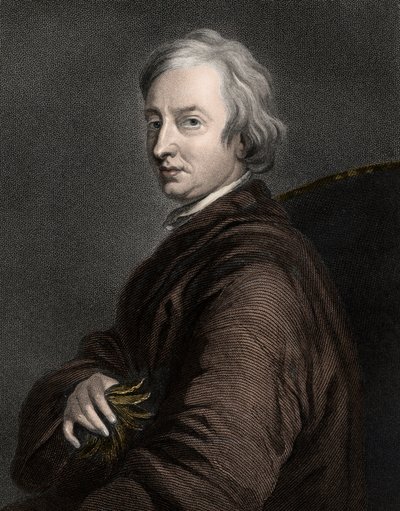 John Dryden 1631-1700 - gravyr - 1800-talet av Unknown artist
