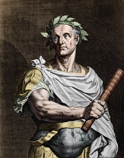 Julius Caesar (101-44 f.Kr.), romersk statsman. av Unknown artist