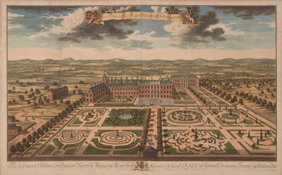 Kensington Palace, ca 1707-14 (tryck) av Unknown artist