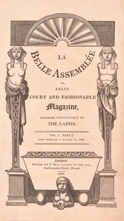 Den vackra församlingen, titelblad av Unknown artist