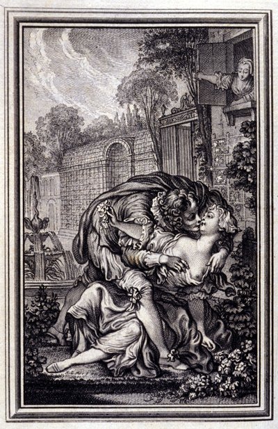 La servant motiverad - i "" Sagor och noveller på vers"" av Jean La Fontaine. 1762. av Unknown artist