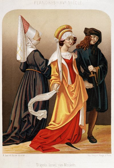 Damer och dambird of Flanders av Unknown artist