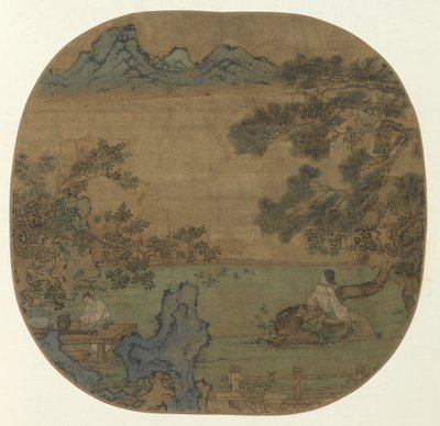 Landskap med figurer av Unknown artist