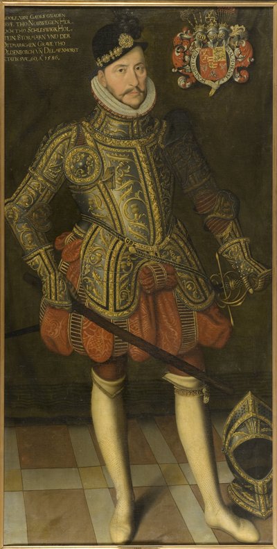 Le duc Adolphe de Holstein Gottorp - Porträtt av hertig Adolf av Holstein-Gottorp (1526-1586), Anonym . Olja på duk av Unknown artist