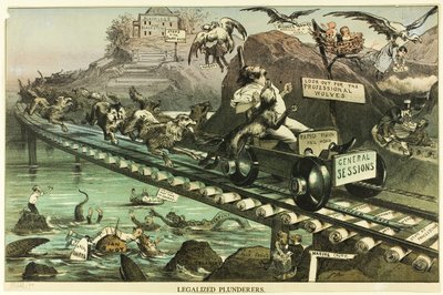 Legaliserade plundrare, från Puck av Unknown artist