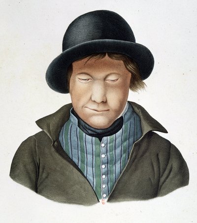 Lepers of Iceland, cirka 1840, B.N. av Unknown artist