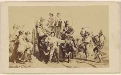 Les Moissonneurs [kopia av en målning] av Unknown artist